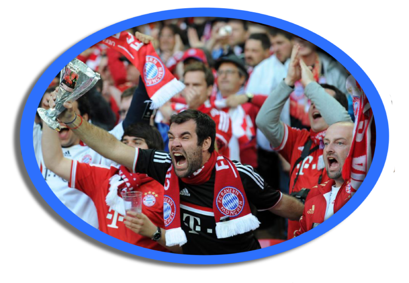 Soccer player kicking a ball